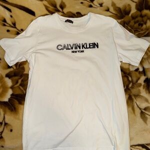 Calvin Klein White Short Sleeve Tee